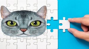 Cat Puzzle Assembly