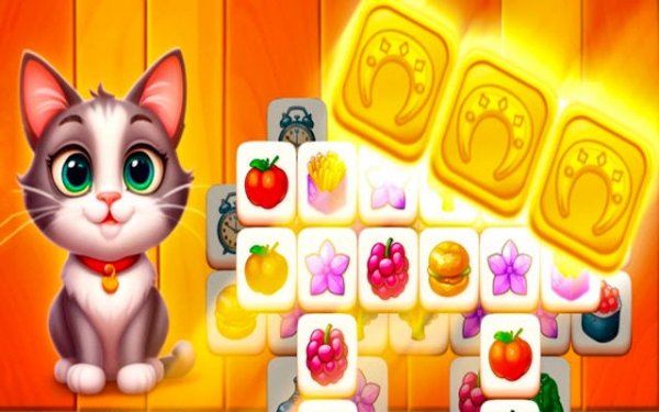 Feline Village Tile Pairing Puzzle