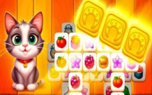 Feline Village Tile Pairing Puzzle