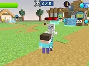 Noob Saves the Village Online Game