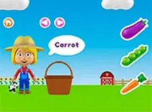 World of Alice: Vegetables Names Online Game