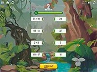 Math Forest Match Puzzle Game