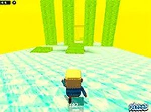 Glide Rush: Icy Platform Challenge
