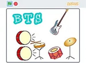 BTS Drum Kit Online Music Game - Ludoryx free online game