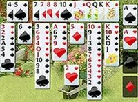 Flower Garden Solitaire Card Game